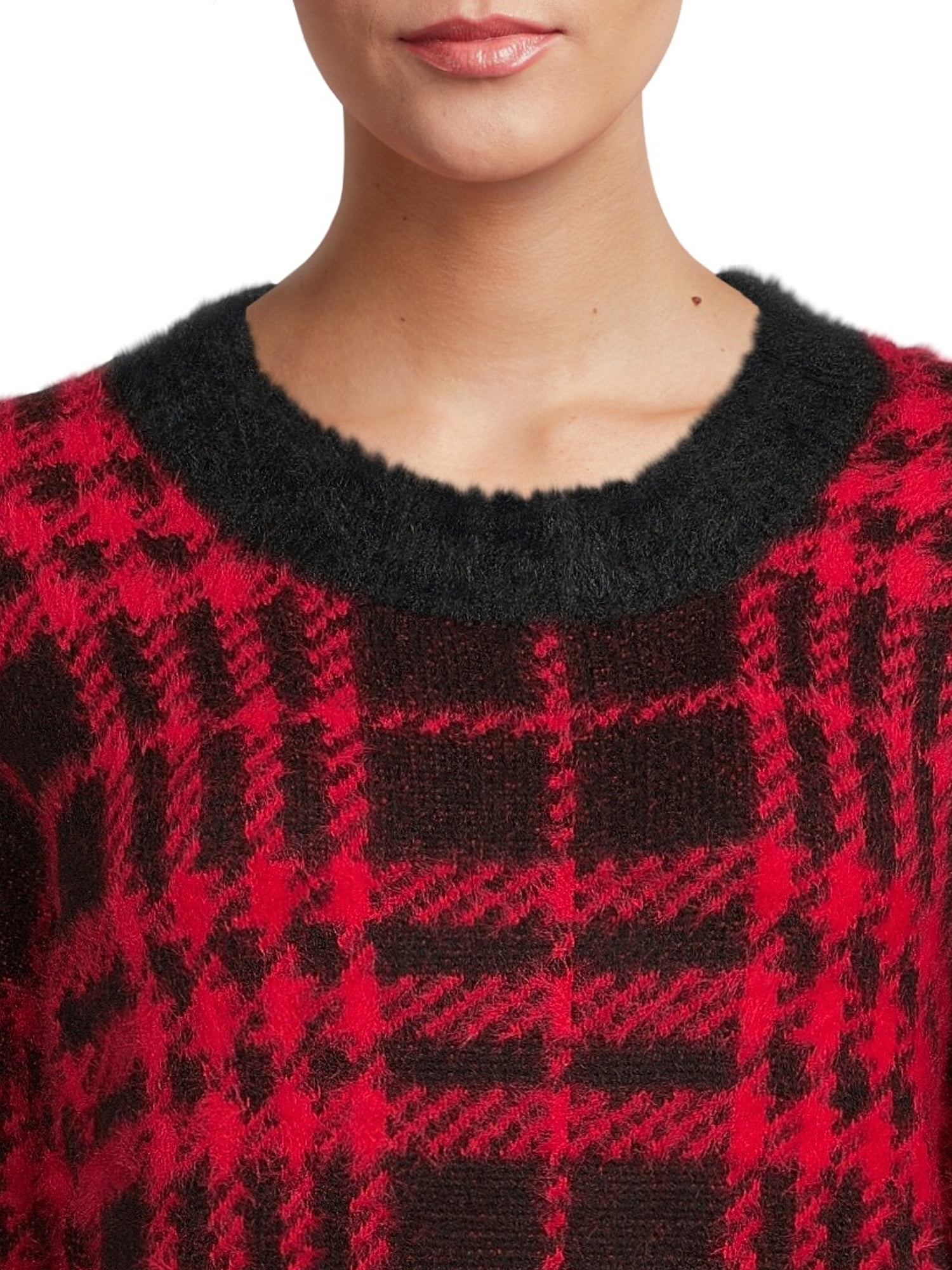Eyelash Pullover Sweater - Walmart 