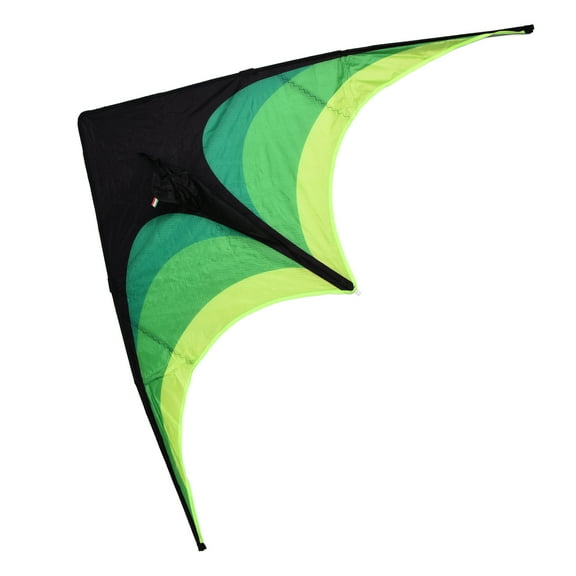 1.6m Long Prairie Triangle Kite for Kids and Adults Flying Kite with Spiral Tail for Family Outdoor Games