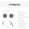 thumbnail image 2 of Punk Sunglasses For Men Retro Steampunk Sunglasses Women Round Glasses Vintage, 2 of 8