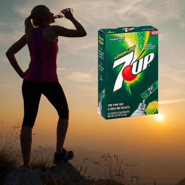 7UP Lemon Lime Drink Mix - Drink mix selections for grocery