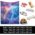 thumbnail image 6 of Lightning Bolt Blanket - Lightning Bolt Throw Blanket Lightning Bolt Gift Blanket for Girls Lightning Blanket for Adults Kids Lightning Fleece Blanket Camping, 60" x 50", 6 of 6