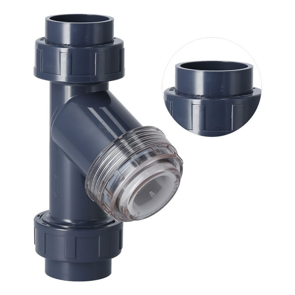 Filtro de goteo Y, filtro de riego por goteo Filtro de riego por goteo de PVC Accesorios de riego Diseño exquisito