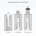 thumbnail image 5 of 256GB USB 3.0 Flash Drive TOPESEL 3-In-1 Metal USB External Storage Thumb Drive OTG Android Phone and Computer, 5 of 8
