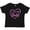 AB-Black, variant on I Love My Daddy in Pink Chalk Heart Boys or Girls Baby T-Shirt