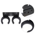 thumbnail image 2 of Miangastore Metal Microphone Bracket Wall Mount Double Hook For Home And KTV Use 1Set, 2 of 9