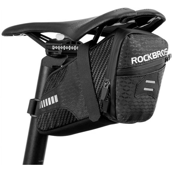 ROCKBROS 1.5L Bike Saddle Bag Bike Seat Bag Under Seat Pouch Waterproof Shockproof