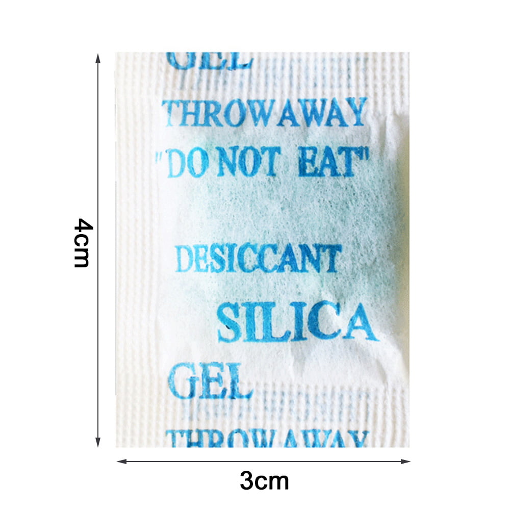 25 50 100 Packs Non-Toxic Silica Gel Desiccant Moisture Absorber Dehumidifier