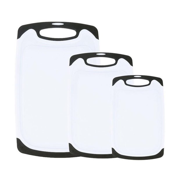 Tabla De Cortar Antideslizante Tabla De Cortar De Plástico De Tres Piezas Juego De Tabla De Cortar Multifuncional Suministros De Cocina Serendint HA015874-00