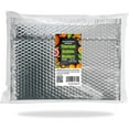 thumbnail image 3 of 10 Pack Silver Cool Shield Bubble Mailers 13.75" x 10.5" Thermal Shipping Bags /w Peel and Seal, 3 of 8