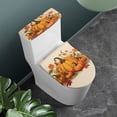 thumbnail image 2 of HELLHERO Pumpkin and Maple Leaves Toilet Lid Cover Elastic Edge & Easy to Clean Toilet Seat Cover Replacement Stays in Place 2 Piece, 2 of 5