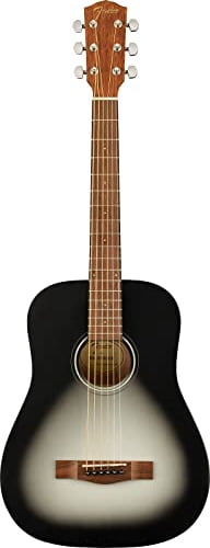 Pre-Owned Fender Model FA-15 Silver 3/4 Size Steel Stringed Acoustic Guitar with Gig Bag