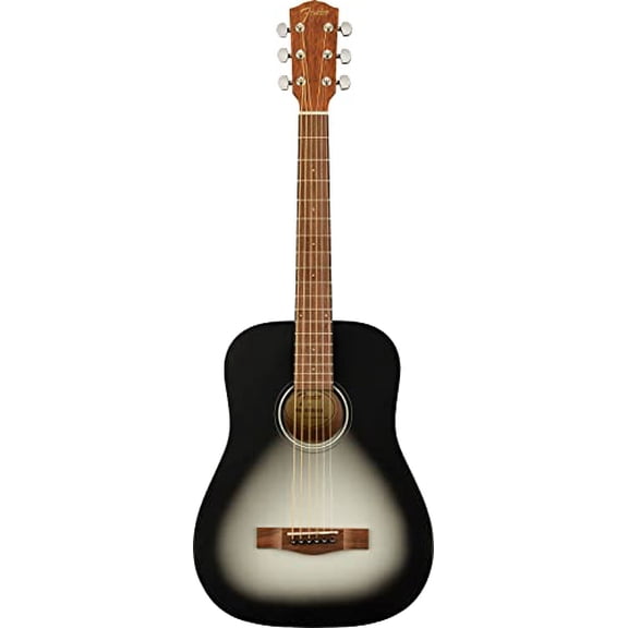 Pre-Owned Fender Model FA-15 Silver 3/4 Size Steel Stringed Acoustic Guitar with Gig Bag