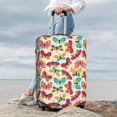 thumbnail image 4 of Wukai Colorful Butterflies Elastic Luggage Cover: Personalized Protection for Your Suitcase - Fits 19~29-inch, Washable & Durable Travel Companion-X-Large, 4 of 8