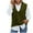 Army Green, variant on QTBIUQ Sweater Sweater Vest Womens Fashion Casual Style Slim V-Neck Sleeveless Waistcoat Knit Sweater Sweater Top White
