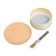 thumbnail image 1 of de mano de grano de madera antiguo de harina redondo de conveniencia de harina de madera para polvo de matcha Hoteles Forma C, 1 of 7