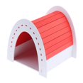thumbnail image 1 of Casa Cama Jaula Pequeño Animal Mascota Hámster Erizo Conejillo De Castillo Juguetes rojo Sunnimix Hamster House, 1 of 8
