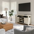 thumbnail image 6 of Amherst 54 inch Wide Solid Wood TV Stand in Antique White For TVs up to 60 inches, 6 of 15
