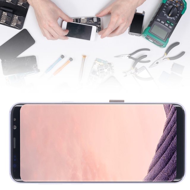 Reemplazo de Pantalla para S8 Plus, Pantalla de Repuesto para G955U SM G955U G955F G955A 6.2 Pulgadas 1440x2960px, Conjunto de Digitalizador de Pantalla Con Herramientas