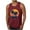 Wine, variant on Taqqpue Mens Plus Size Tank Tops Casual Crew Neck Workout Gym Sleeveless Shirts Summer Beach Quick Dry Palm Tree Vintage Style T-Shirt