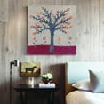 thumbnail image 4 of Marmont Hill "Whimsical Flower Tree" by Sascalia Painting Print on Wrapped Canvas, 4 of 7