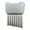 Gray, variant on Kugisaki Crinkle Cutter Knife Stainless Steel Slicer Potatoes Crinkle Fry Cut Vegetable Cutter for Veggies
