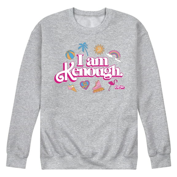 Barbie The Movie - I Am Kenough Icons - Men's Crew Neck Fleece Pullover