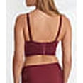 thumbnail image 3 of Camio Mio MAROON BANNER Lightly Lined Underwire Bustier, US 32DD, UK 32DD, 3 of 6