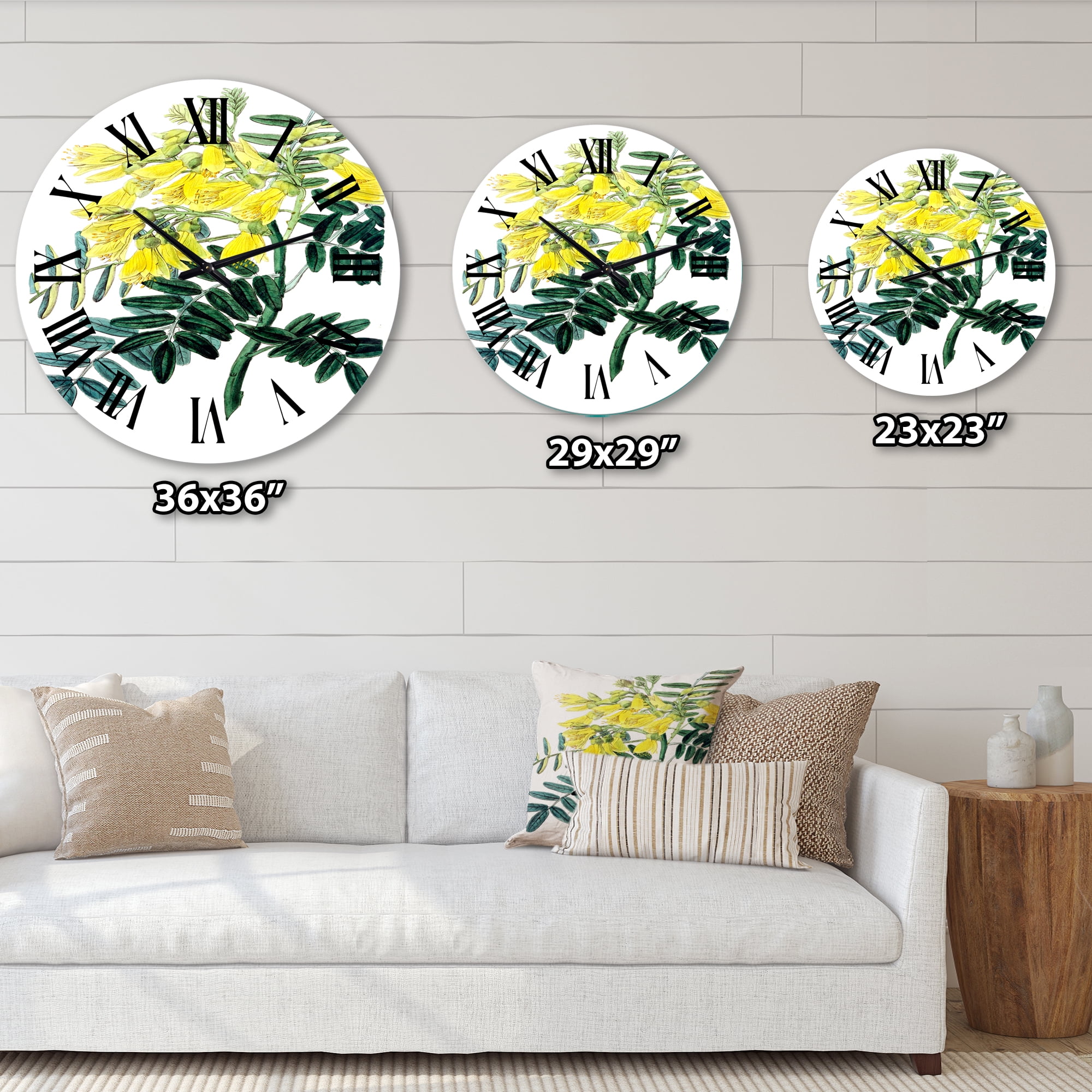 Designart 1 in Quartz Traditional Wall Clock