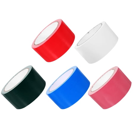 WHAMVOX 5 Rolls Carpet Duct Tapes Single Side Tapes Heavy Duty Duct Tapes for Repair DIY Crafts(10 Meters)