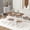 White, variant on Table Dining Table Set, for Kitchen/Home, Summary Highlights Iron Frame, Read Return Policy Maintenance