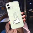 thumbnail image 1 of Creative Bear Panda Animal Teléfono Caso Para IPhone 11 12 13 Pro Max Transparente A Prueba De Golpes Lente Protección X XS XR 7 8 Plus Carcasa Cubierta, 1 of 4