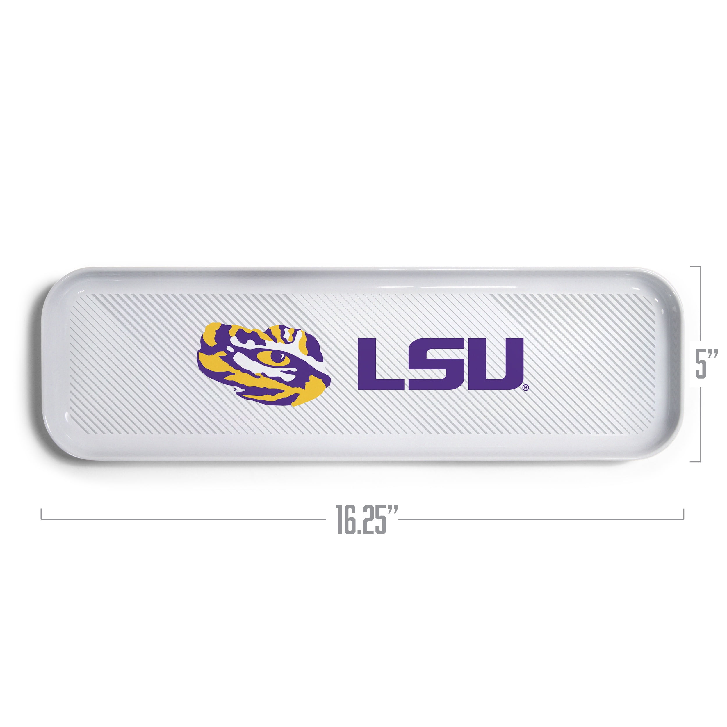 YouTheFan NCAA LSU Tigers Small Snack Platter