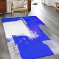 thumbnail image 2 of Blue Gray Area&nbsp;Rug 2.7x5ft Graffiti Art Abstract Color Blocks Geometric Modern Non-Slip&nbsp;Washable Square&nbsp;Rugs Soft Felt Indoor Floor Mat for Bedroom Kitchen Living Room Bathroom, 2 of 9