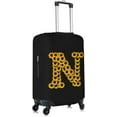 thumbnail image 4 of Sunflower Initial Name N Black Luggage Cover Elastic Washable Stretch Suitcase Protector Anti-Scratch Travel Suitcase Cover for Kid and Adult XL (Fit 29-32 inch suitcase), 4 of 6