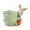 C-3C Home Decor, variant on karymi Easter Bunny Planter Pot with Drainage Hole Resin Flower Garden Decor 5.51x5.11x3.14 in Cute Gift for Mom Grandma Indoor Outdoor Mini Plants Pot Bedroom Decor Home Decor