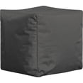 thumbnail image 2 of Cube Brava Pouf Ottoman Foot Rest - Gray - Modern Square Bean Bag Chair with Water Repellent Fabric - Floor Pouf for Living Room, Bedroom or Patio - Foot Rest for Indoor and Outdoor, 2 of 11