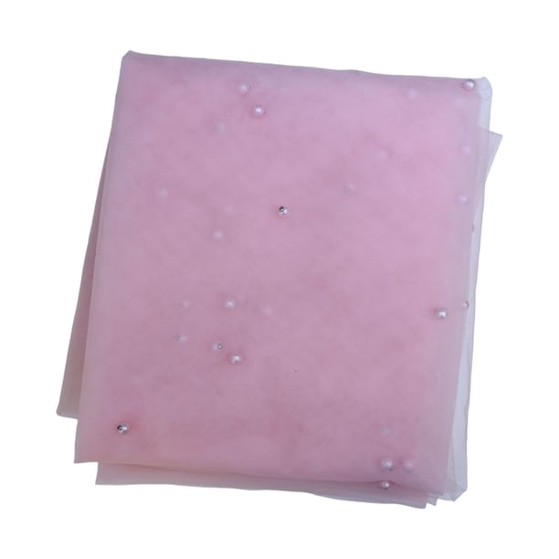 Camino de mesa de tul para decoración de bodas, multifuncional y ligero. Rosa