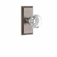 thumbnail image 3 of Grandeur Chambord Crystal Door Knob with Carre Plate, 3 of 6