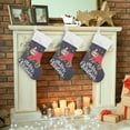thumbnail image 7 of GZHJMY Christmas Stocking, Personalized Sloth Large Candy Stocking Hanging Gift, Xmas Stockings Decoration 1 PCS for Family Holiday Party Ornaments Decor Fireplace, 7 of 7