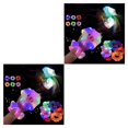 thumbnail image 4 of Jumpingount 6 piezas de gomas para el cabello con LED, banda para el cabello luminosa, bandas para el cabello que brillan intensamente, práctico Type2 NO2, 4 of 6