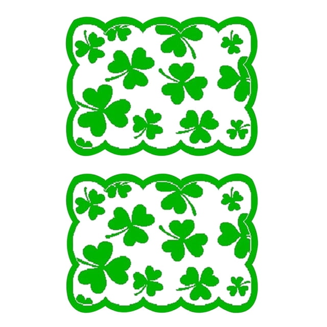 Manteles individuales decorativos para el Día de San Patricio Macarena manteles individuales