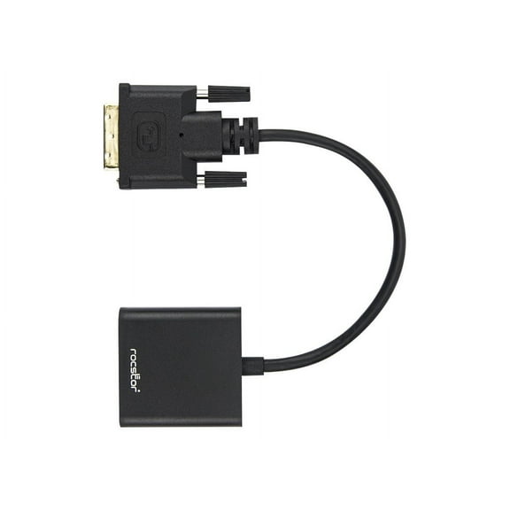 Rocstor Y10A198-B1 DVI-D to VGA Active Adapter - Resolutions up to 1920x1200 M/F