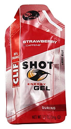 Clif Bar - Shot Energy Gel with 25mg Caffeine Strawberry - 1.1 oz