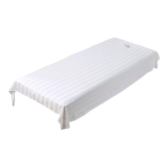 Tachiuwa Massage Table Sheet Beauty Bed Sheet Flat and Fitted Sheet Massage Bed Cover for White