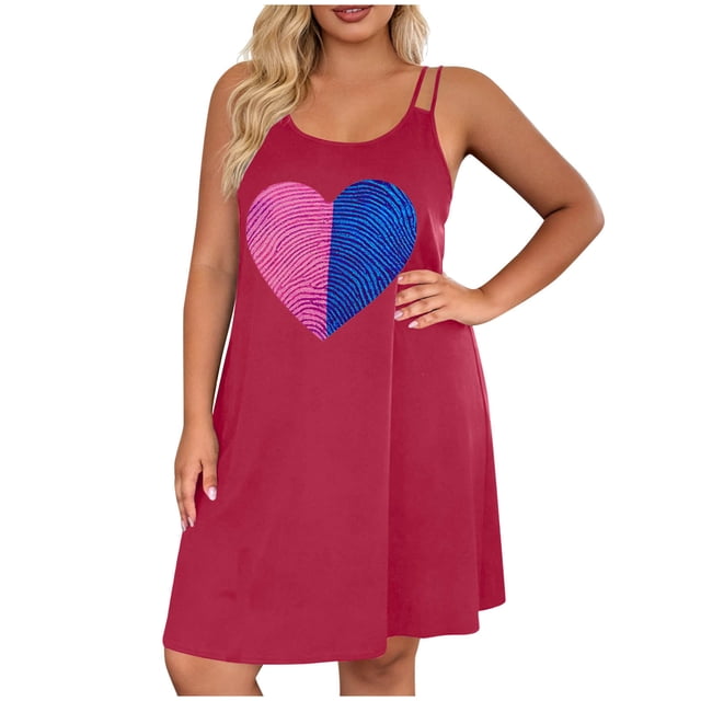 Camisa de Manga Corta Vestido para las Mujeres sin Mangas Estilo de Suspensión, Vestido de Noche Cómodo Suelto