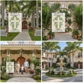 thumbnail image 6 of Palm Sunday Decor - Christian Garden Flag Religious Cross Burlap Vertical Double Sided Farmhouse Yard Outdoor Decorations 12.5 x 18 Inch, 6 of 7