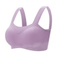 thumbnail image 3 of Sngxgn Women’s Wireless Sports Bra, Moisture-wicking Compression Support Bra(Purple,M), 3 of 5