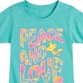 thumbnail image 3 of Peanuts - Peace & Love - Woodstock - Toddler & Youth Girls Short Sleeve Graphic T-Shirt, 3 of 6