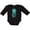 AB-Black, variant on Blue and Green Pineapple Boys or Girls Long Sleeve Baby Bodysuit