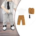 thumbnail image 4 of Ropa y accesorios para muñecas Ob11 , moda 1/12, ropa para vestir muñecas, trajes para novio, muñeca para de 3 a 7 años marrón Sunnimix Trajes de muñeca, 4 of 8